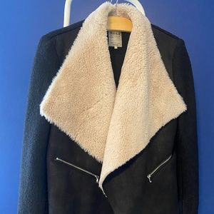 Zara Faux Fur & wool Jacket
